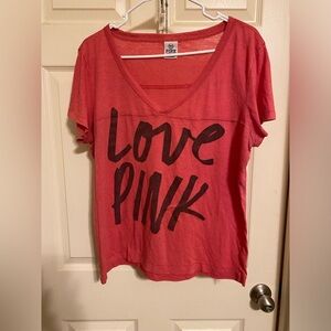 Pink Victoria Secret - Love PINK- Large comfy Tee